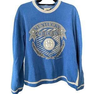 Vintage 80s University of Kentucky Wildcats 1989 Nutmeg Crewneck Adult Large
